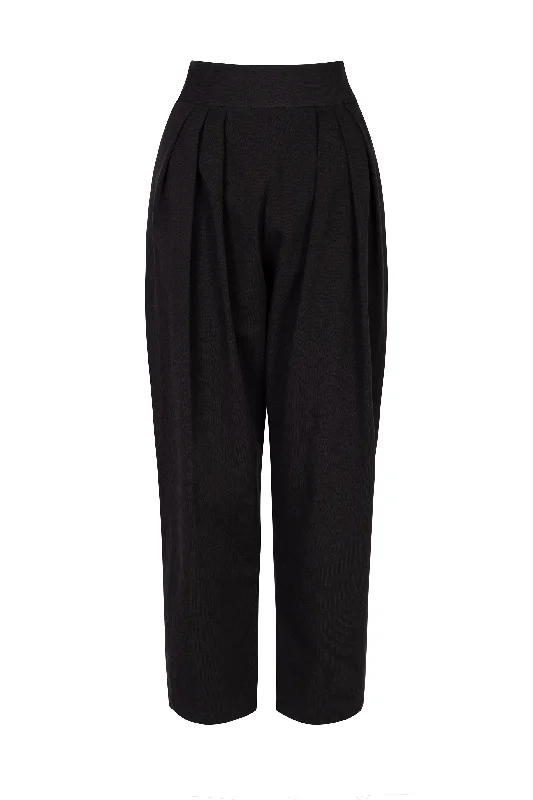 Soft Jogger Sweatpants-'Amy' Tapered Trousers