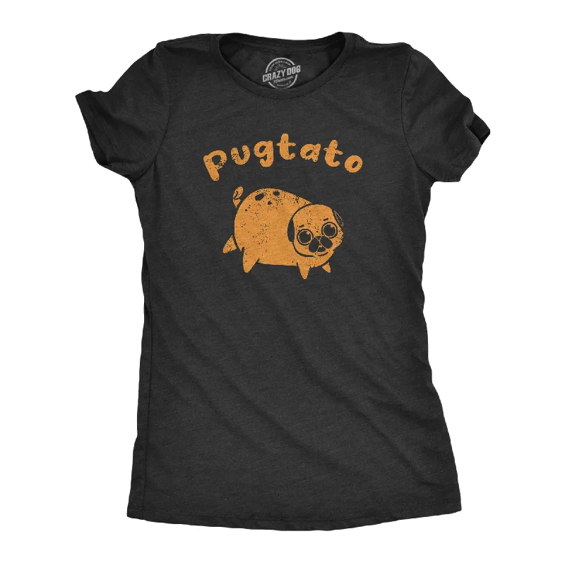 Graphic Tee For Teens-Pugtato Women's T Shirt