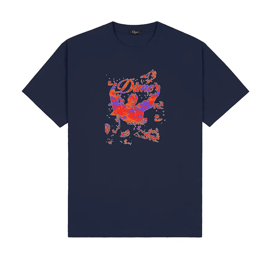 Graphic T-shirt With Cool Designs-Dime MTL Genie Tee Shirt - Navy