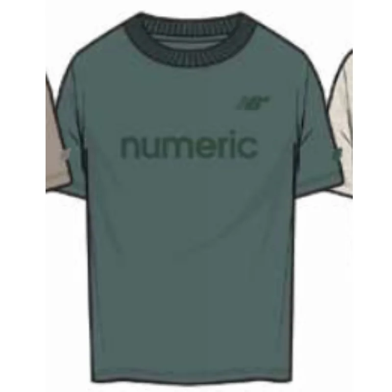 All-over Print T-shirt-New Balance Numeric T-Shirt Cotton Jersey NUS