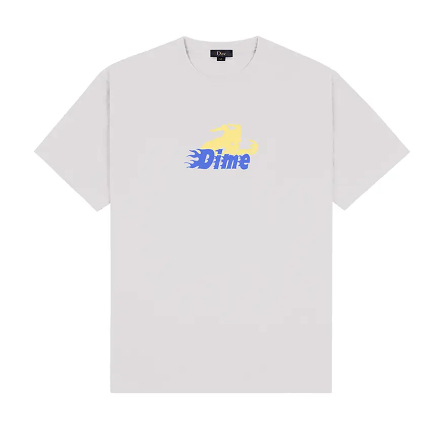 High-quality Cotton T-shirt-Dime MTL Final Tee Shirt - Cement