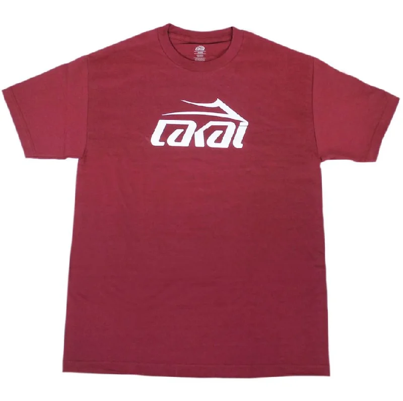 Oversized Graphic Tee-Lakai Tee Basic Burgundy