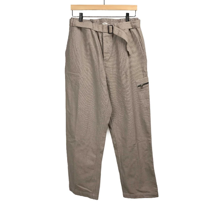 Casual Weekend Pants-Service pant in steel grey cotton canvas