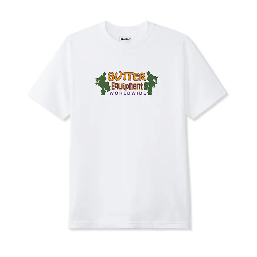 Funny Graphic T-shirt-Butter Goods Breaker Tee Shirt - White