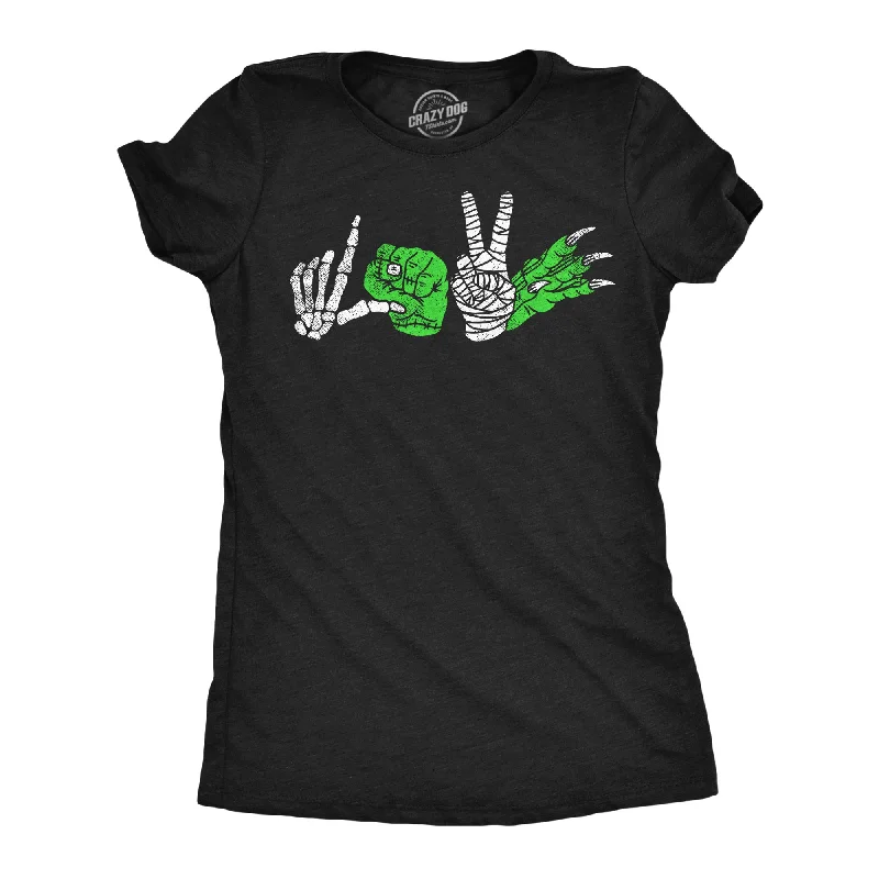 All-over Print T-shirt-Love Monster Hands Women's T Shirt