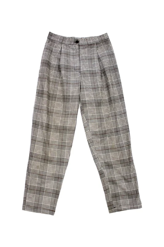 Classic Tapered Chinos-No Label - Plaid Pants