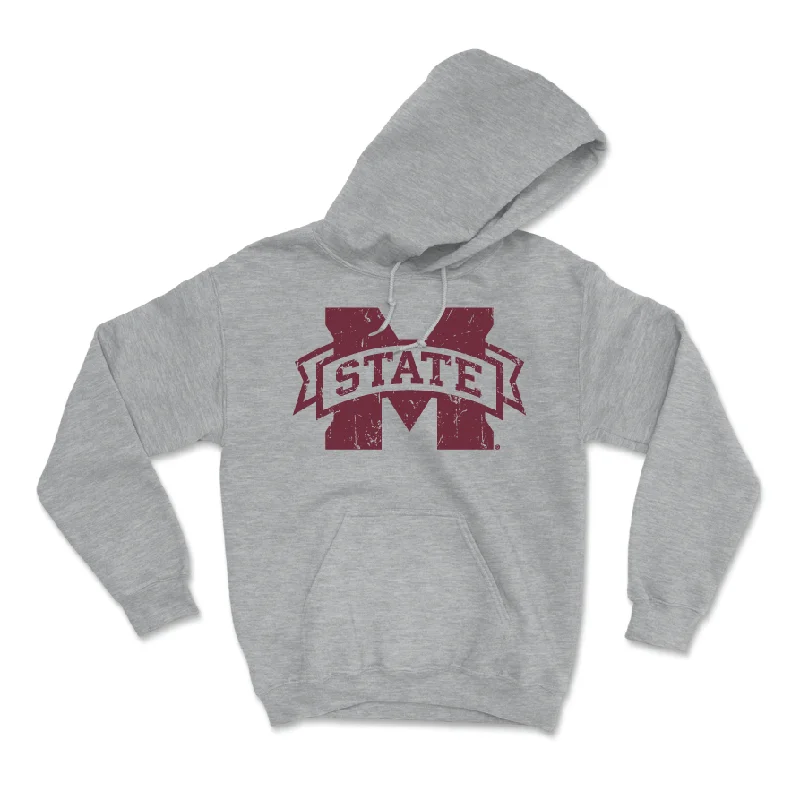 Soft Hoodie With Pockets-Sport Grey Football Classic Hoodie - Nick Lauderdale