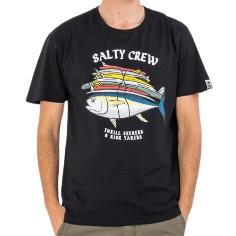 Urban Style T-shirt-Salty Crew Voyager T-Shirt - Black