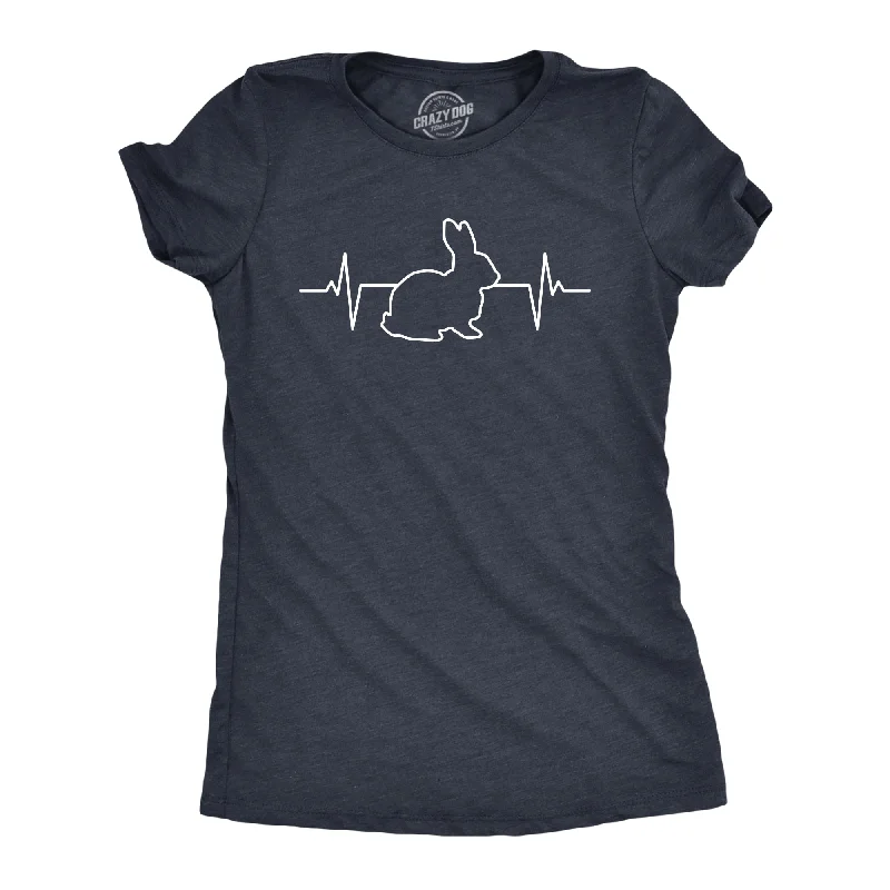 Funny Meme T-shirt-Rabbit Heart Beat Women's T Shirt