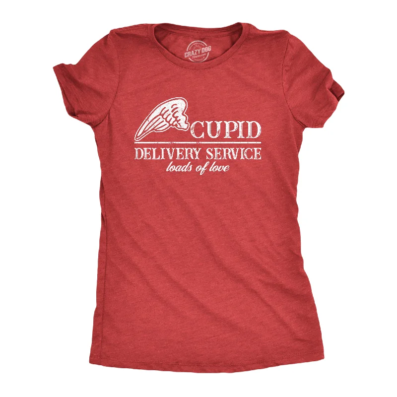 Custom Graphic T-shirt-Cupid Delivery Service Women's T Shirt