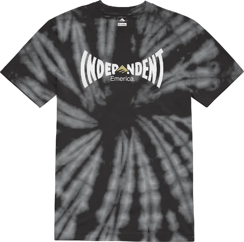 Basic Crewneck T-shirt-Emerica X Independent Span T-Shirt - Tie Dye