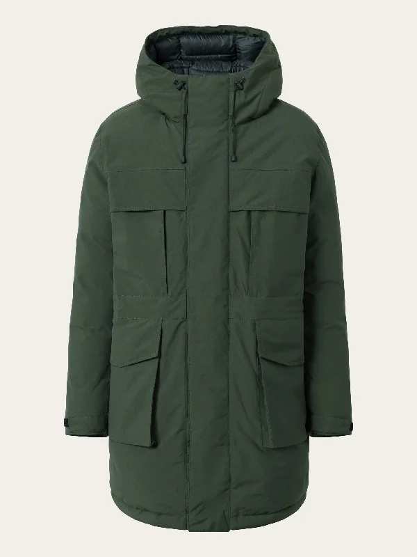 Trendy Corduroy Jacket-APEX CANVAS™ long padded coat - Forrest Night