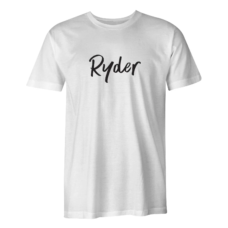 Neon Color T-shirt-Ryder T-Shirt White