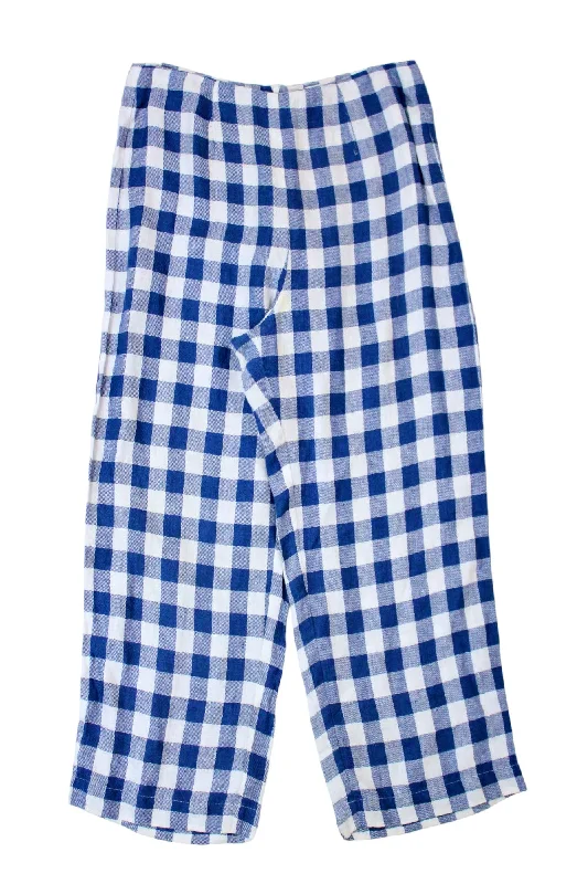 Stretchy Yoga Pants-Reformation - Gingham Pants