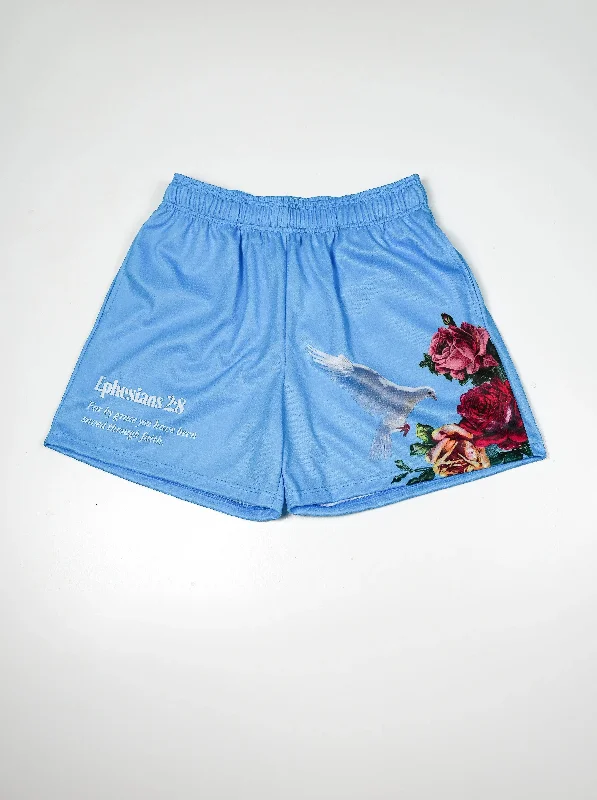 Cool Retro Shorts-Ephesians 2:8 Dove Shorts