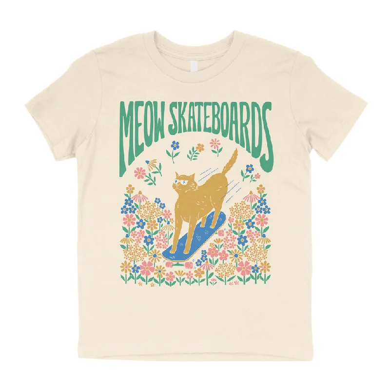 T-shirt With Modern Design-YOUTH | Meadow Tee [Natural]