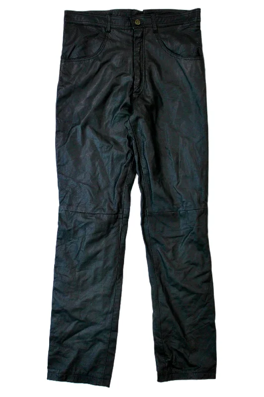 Stretch Fit Jogger Pants-Pantera - Leather Pants