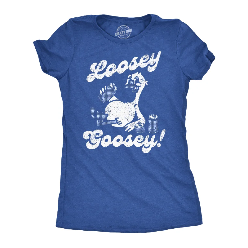 Retro Style T-shirt-Loosey Goosey Women's T Shirt