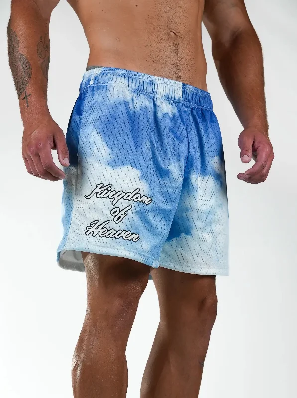 Quick Dry Sports Shorts-Kingdom of Heaven Mesh Shorts