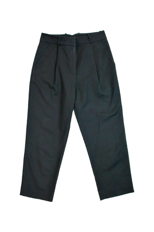 Trendy Leather Pants-Steven Alan - Cropped Tapered Suit Pants