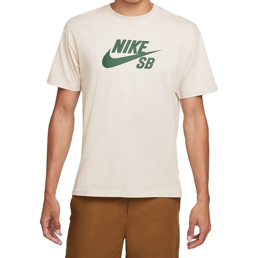 Oversized Graphic Tee-Nike SB Logo Tee Shirt - Brown