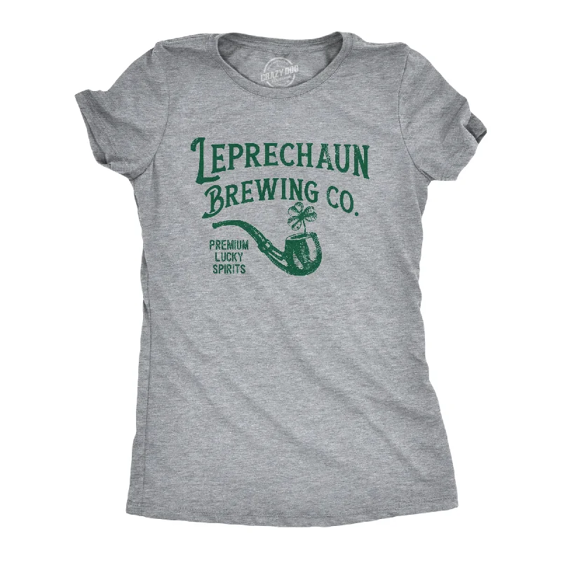 Graffiti Print T-shirt-Leprechaun Brewing Co Women's T Shirt