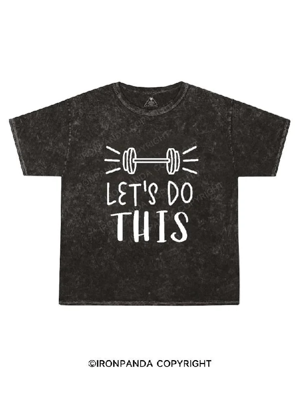 High-quality Cotton T-shirt-Let's Do It Kids Washed T-Shirt