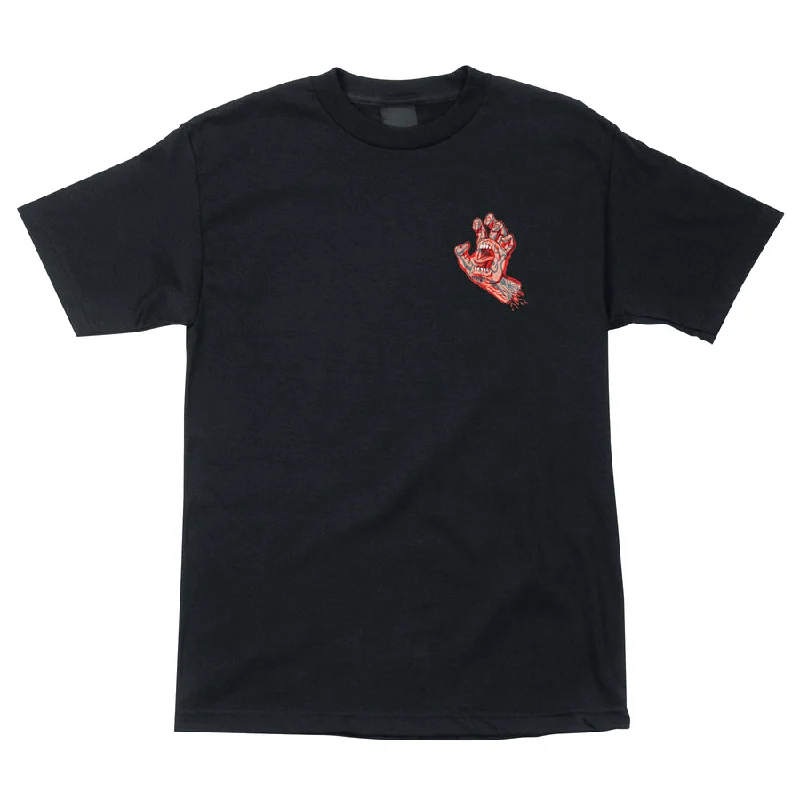 Graphic Tee For Summer-Santa Cruz Tee Decoder Hand Black