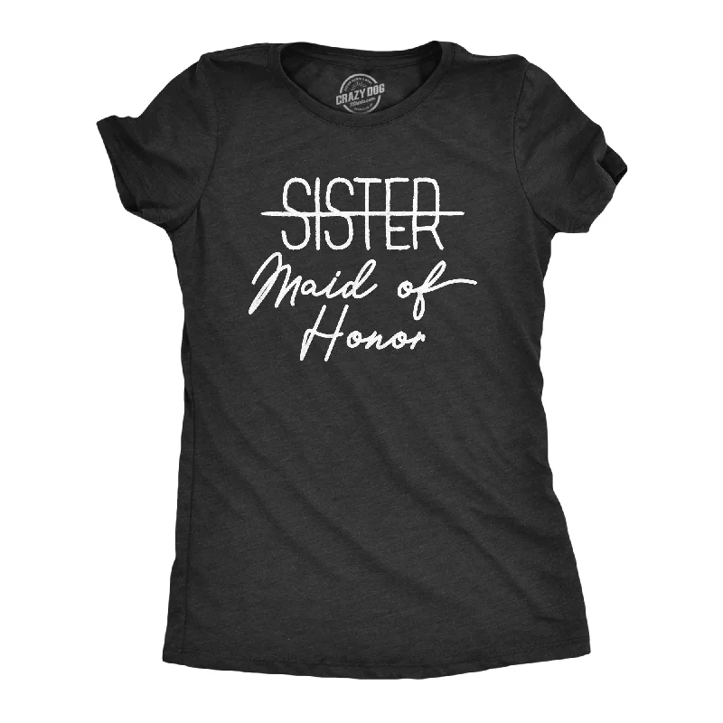 Minimalist Design T-shirt-Sister Maid Of Honor Women's T Shirt