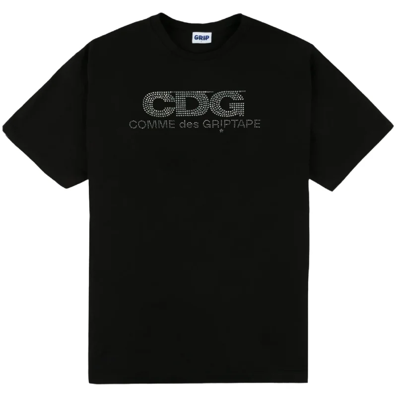 T-shirt With Modern Design-CLASSIC GRIPTAPE CDG TEE BLACK