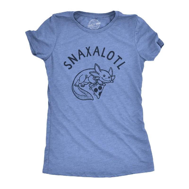 Cute Graphic T-shirt-Snaxalotl Women's T Shirt