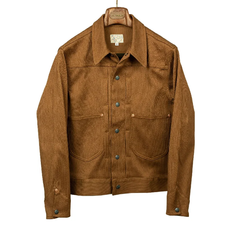 High-performance Jacket-Ranch jacket in "Bay Brown" Japanese bedford cord