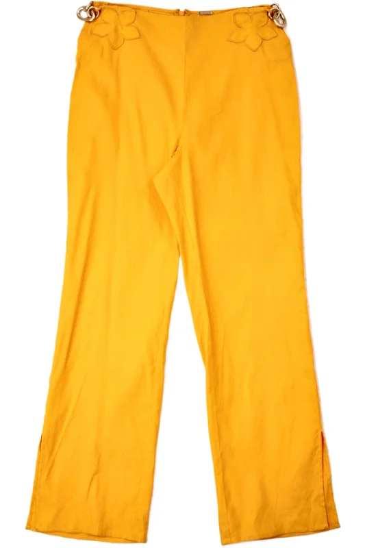 Comfortable Pajama Pants-Cult Gaia - Orange Pants