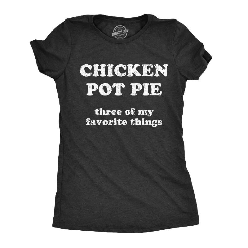 Custom Print T-shirt-Chicken Pot Pie Women's T Shirt