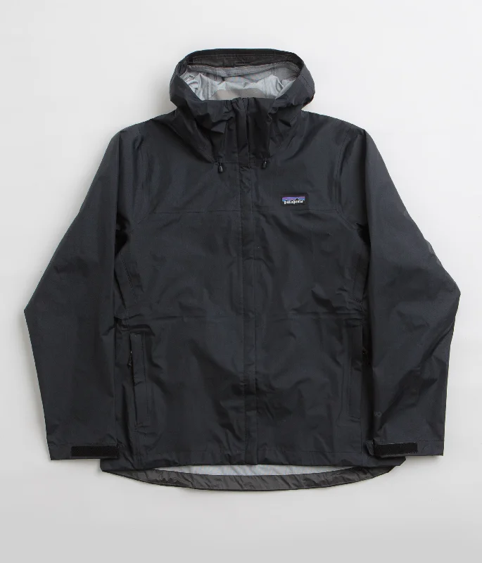 Functional Tech Jacket-Patagonia Womens Torrentshell 3L Rain Jacket - Black