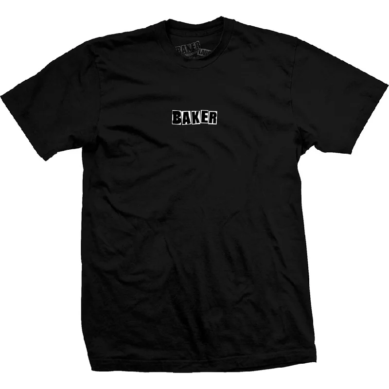 Workout T-shirt-Baker Skateboards Brand Logo T-Shirt - Black