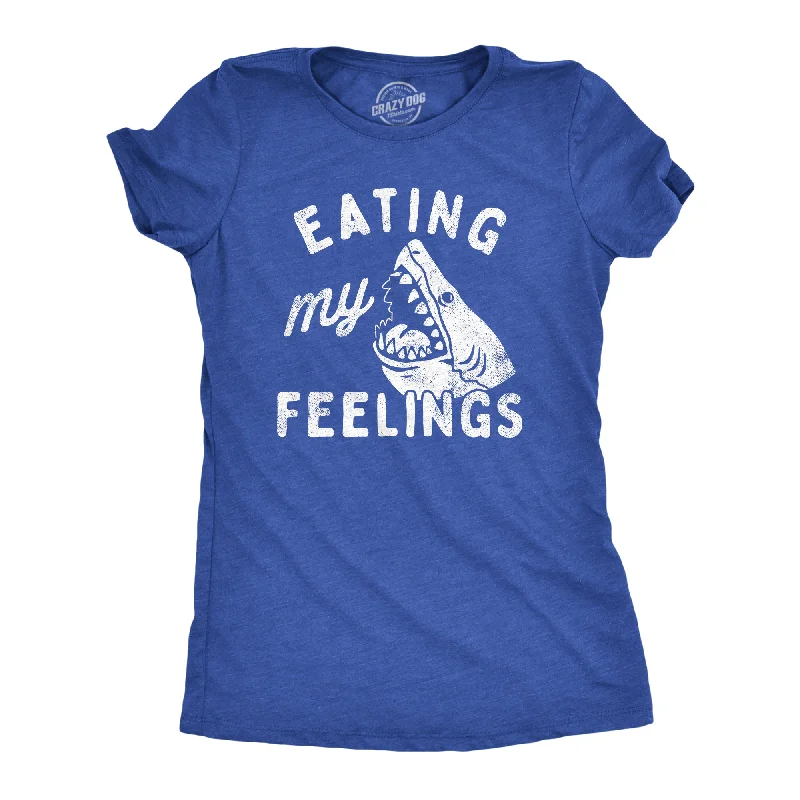 Tie-dye T-shirt-Eating My Feelings Women's T Shirt