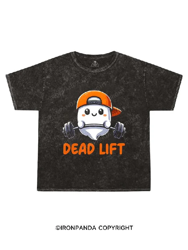 Soft Pastel T-shirt-DEAD LIFT Kids Washed T-Shirt