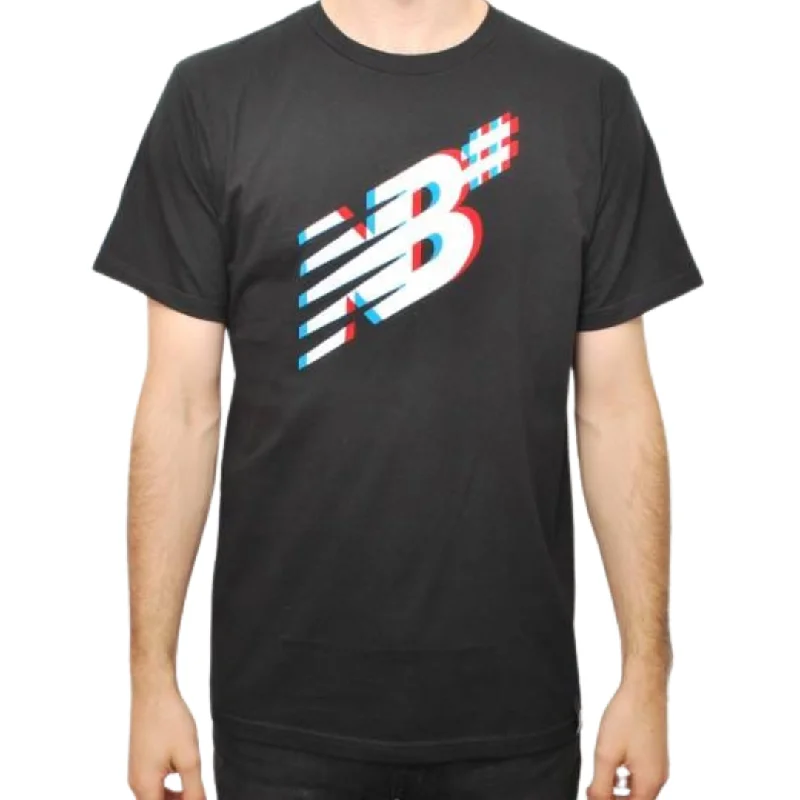 Summer Vacation T-shirt For Kids-NB# New Balance Numeric Shadow T-Shirt Black