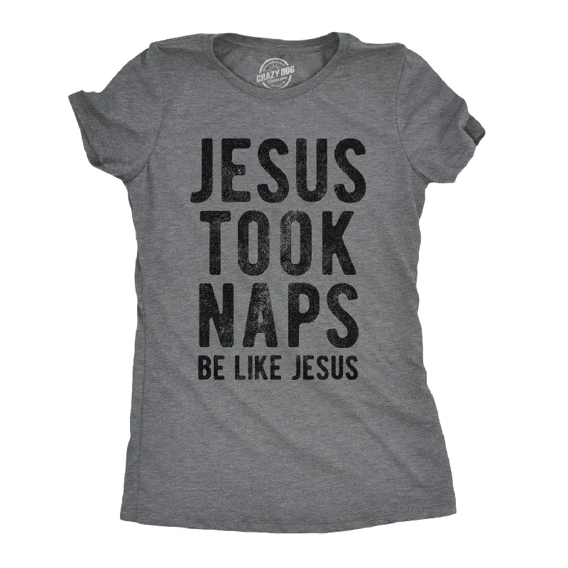 Neon Color T-shirt-Jesus Took Naps Women's T Shirt