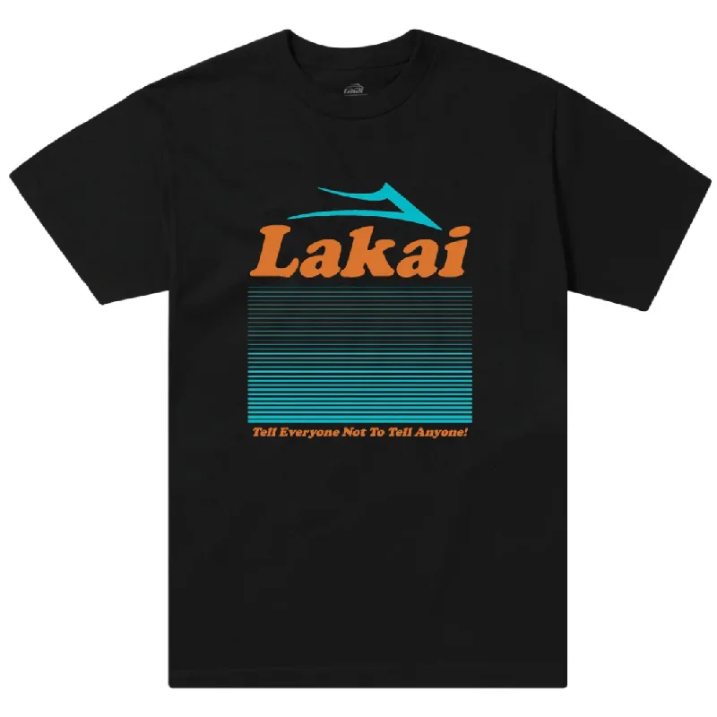 Soft Fabric T-shirt-Lakai Welsh T-Shirt - Black