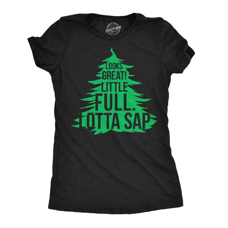 Retro Print T-shirt-Looks Great Little Full Lotta Sap Women's T Shirt