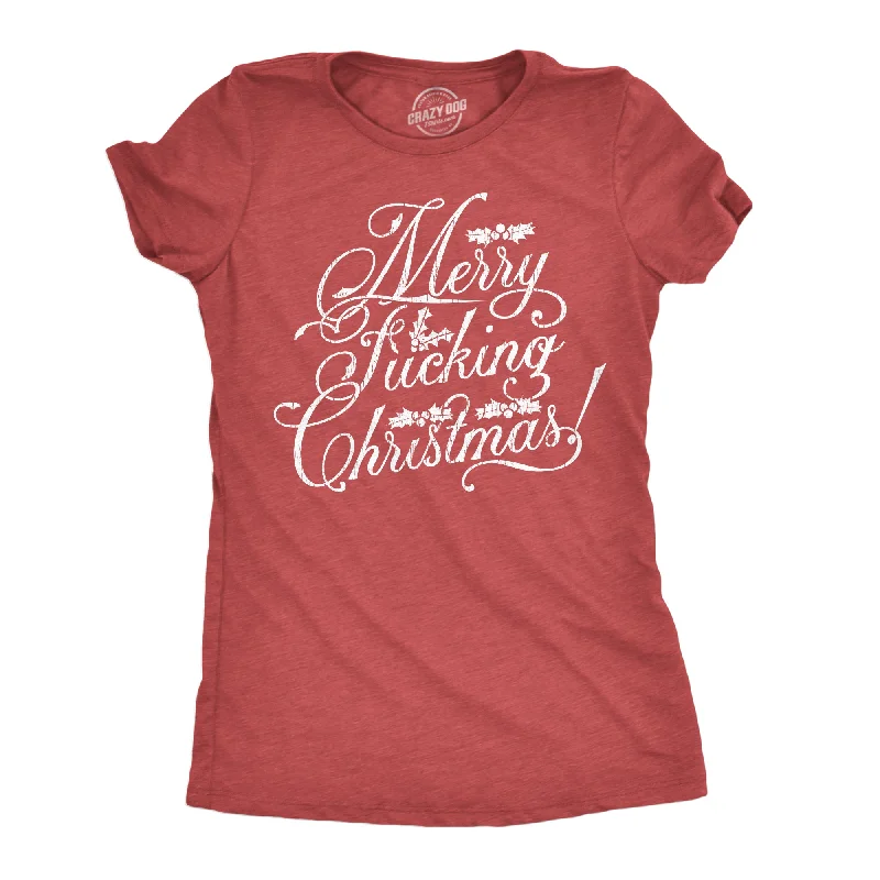 All-over Print T-shirt-Merry Fucking Christmas Women's T Shirt