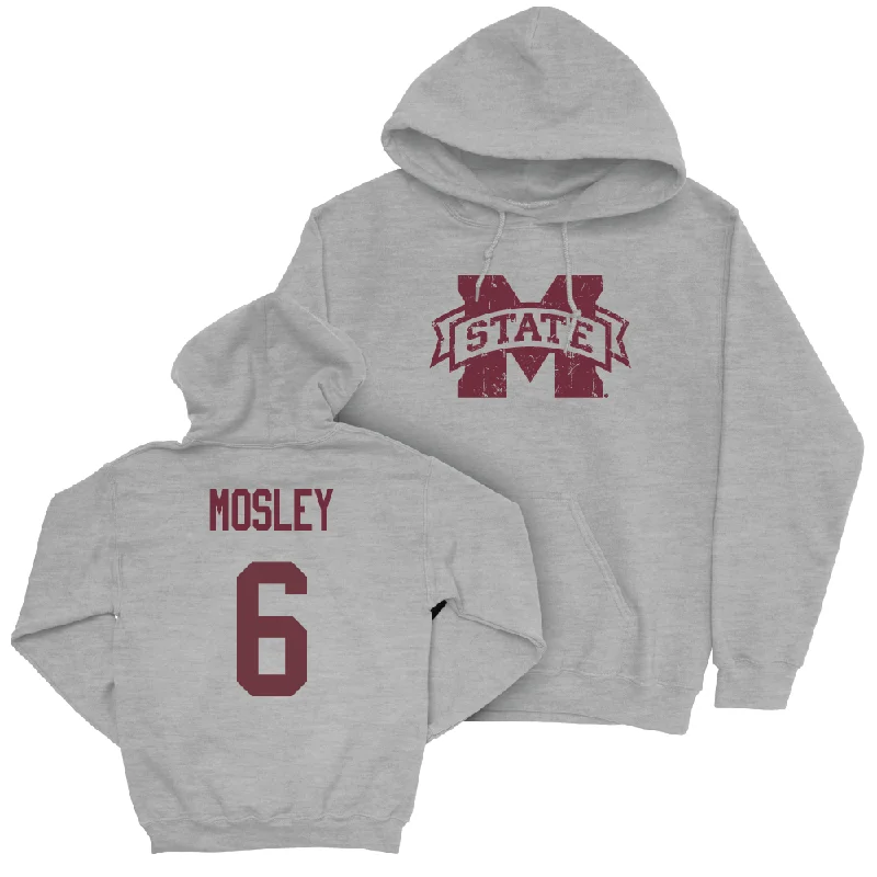 Hoodie With Drawstring Neck-Sport Grey Football Classic Hoodie - Jordan Mosley