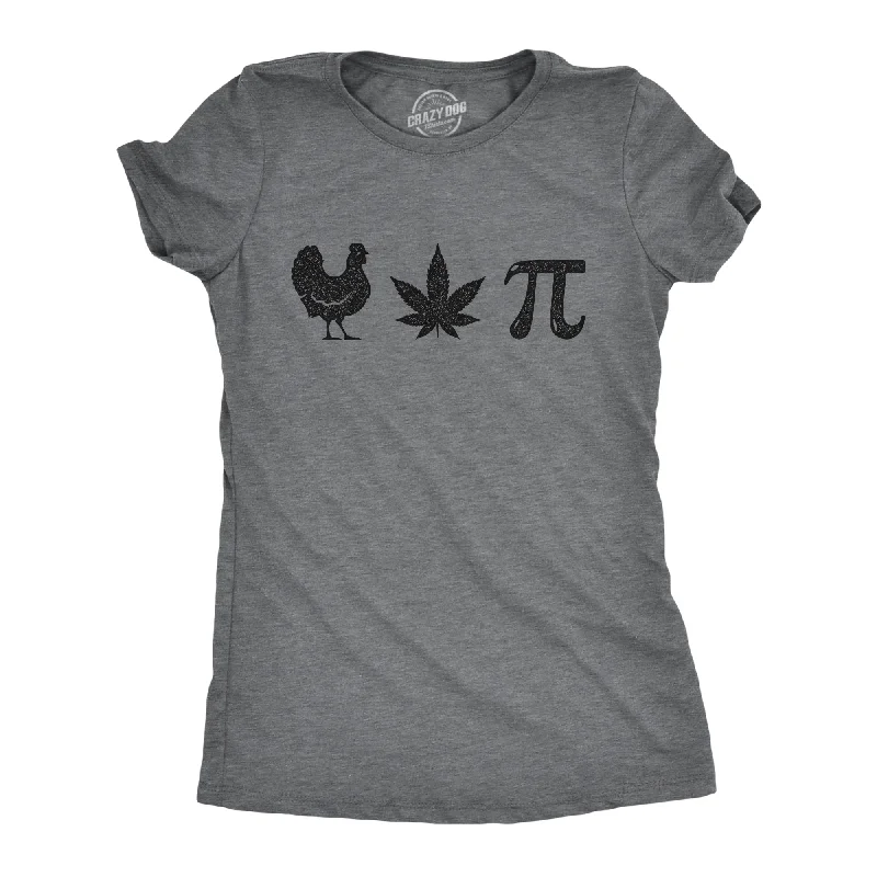 Graphic Tee With Quotes-Chicken Pot Pi Women's T Shirt