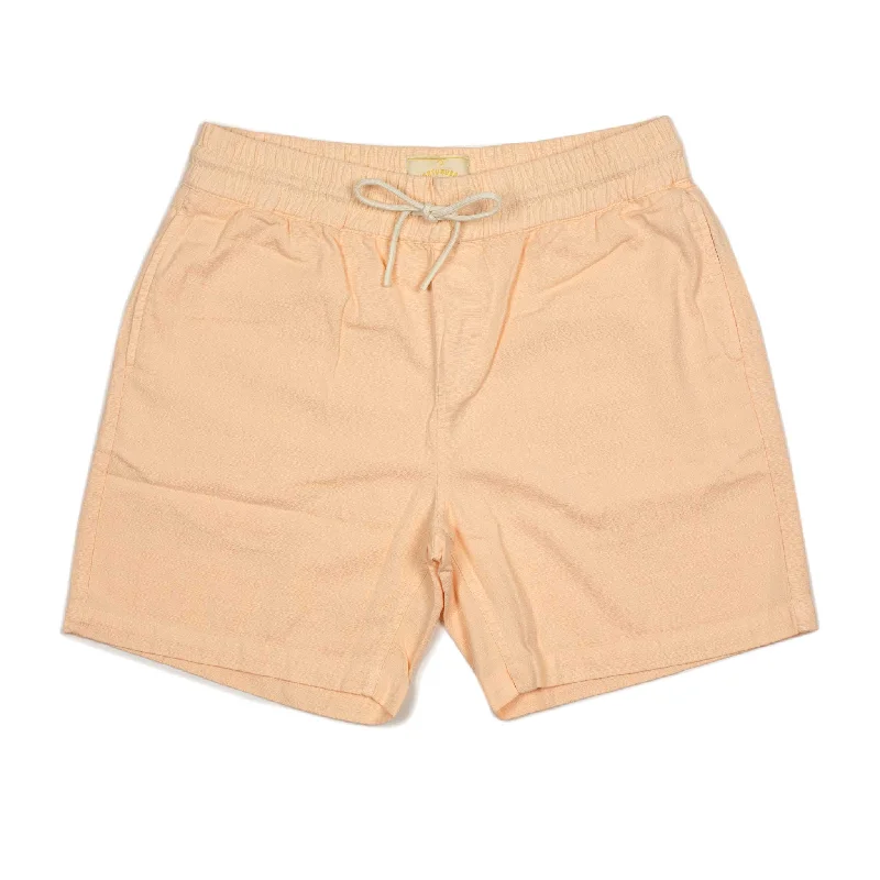 Warm Weather Shorts-Vince easy shorts in cream check jacquard