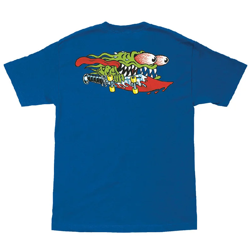 Loose Fit T-shirt-Santa Cruz Skateboards Meek Slasher T-Shirt - Royal