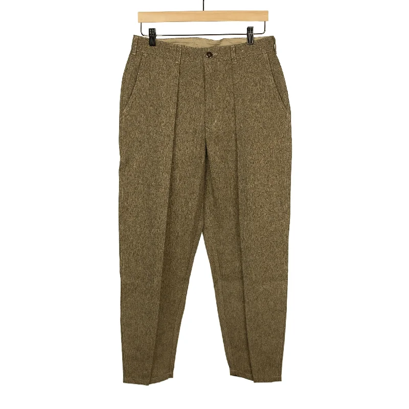 Classic Formal Pants-Riding pants in brown and black "hunting" canvas