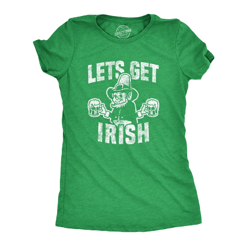 Basic Crewneck T-shirt-Let's Get Irish Women's T Shirt