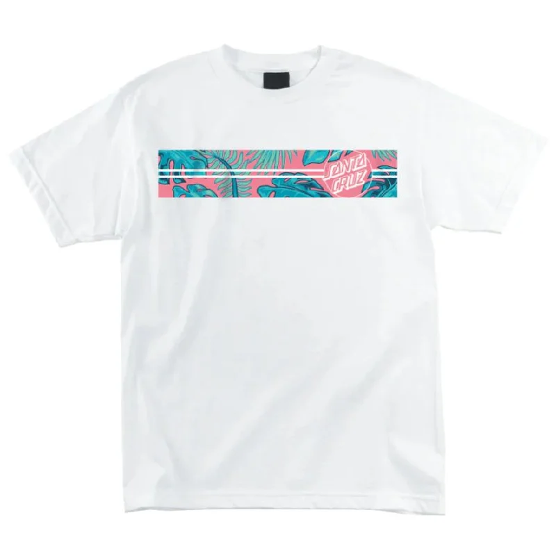 Luxury T-shirt-Santa Cruz Tee Cabana Dot Eco White